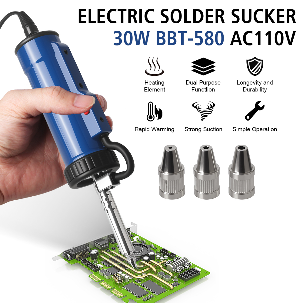 Desoldering Pump Electric Vacuum Station - Nowa Odsysarka do Cyny Elektryczna Automatyczna