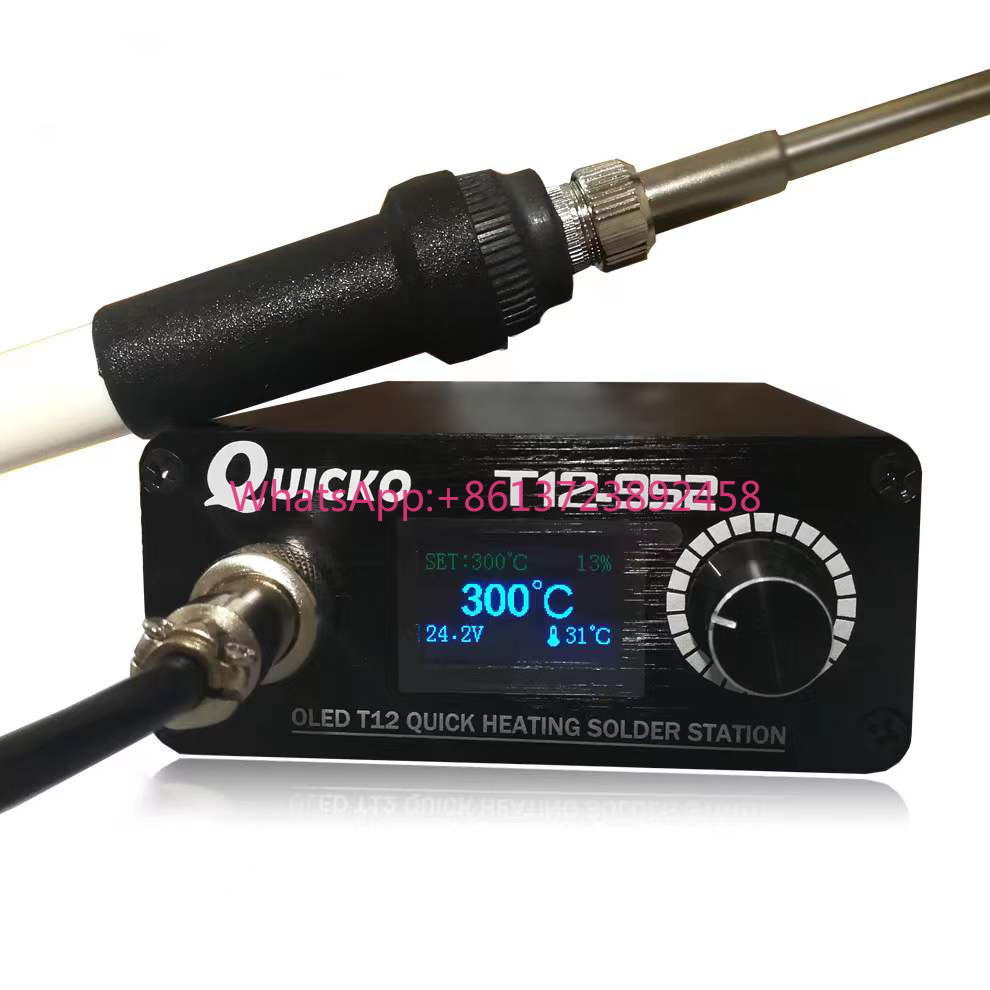 Szybko nagrzewająca się stacja – T12 Soldering Station Oled recenzja i cena